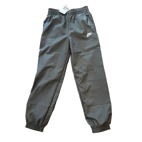 NWT Nike Dark Gray Pants YL HF8141-084 w/ Interior Drawstring - Picture 1 of 8